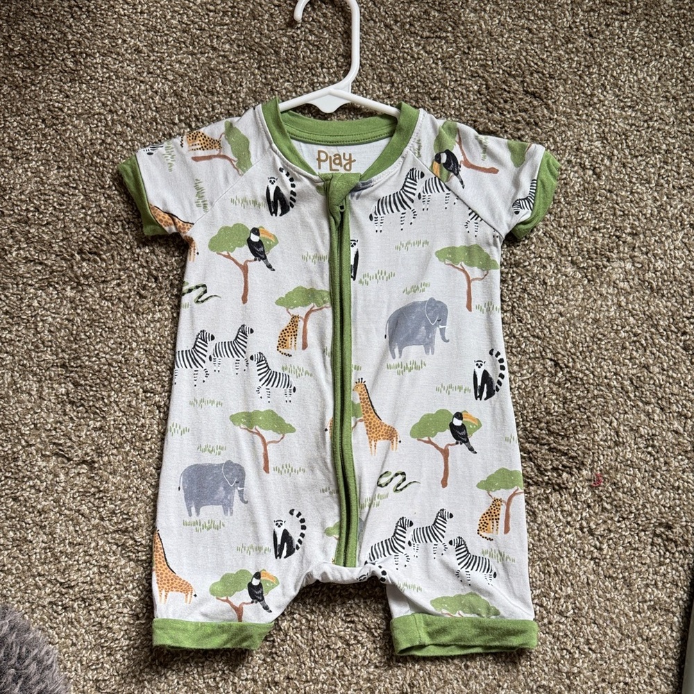 Little Sleepies Safari Friends Shorty